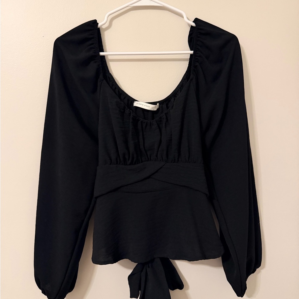 Altar'd State Lola Long Sleeve Crossover Top